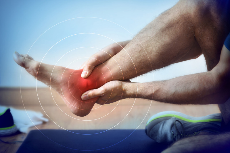 Difference between broken and sprained ankle